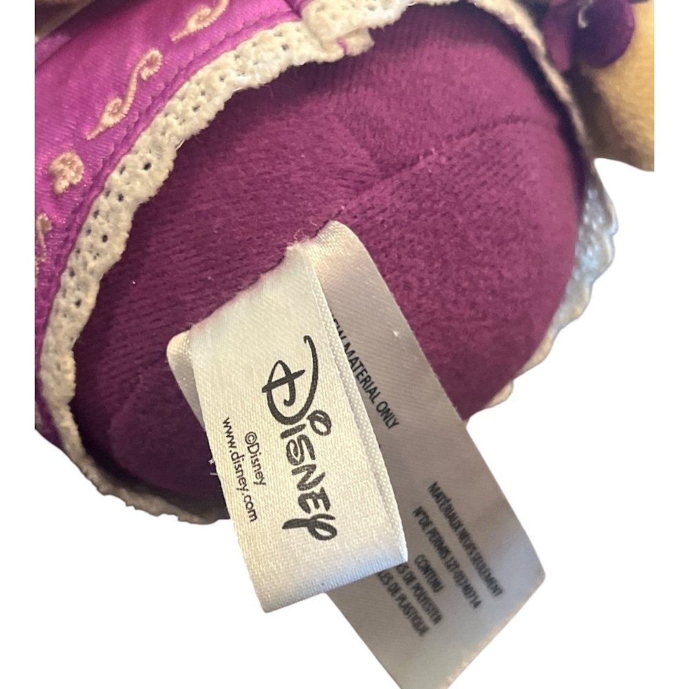 DISNEY FUNKO Plush Princess Rapunzel Tangled Soft Doll Pink & Purple Dress 8" - Picture 5 of 6